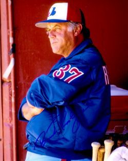 AUTOGRAPHED BUCK RODGERS 8X10 Montreal Expos Photo