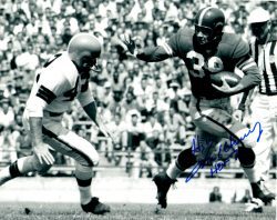 Autographed  HUGH MCELHENNY 8X10 San Francisco 49'ers Photo