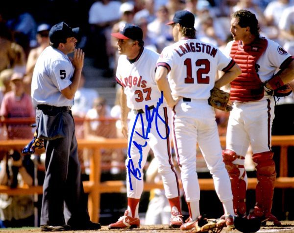 AUTOGRAPHED BUCK RODGERS 8X10 Angels Photo