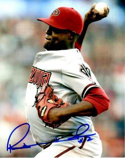 Autographed RUBBY DE LA ROSA 8X10 Arizona Diamondbacks Photo