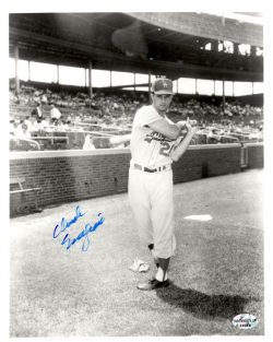 AUTOGRAPHED CHUCK ESSEGIAN 8X10 Los Angeles Dodgers photo