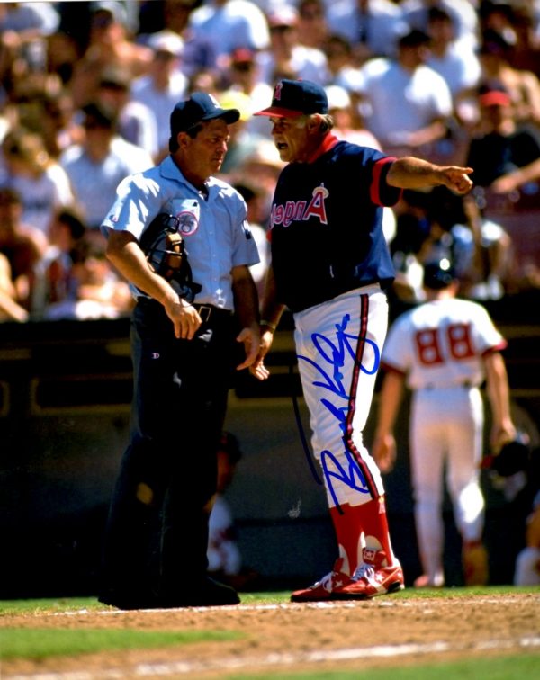 AUTOGRAPHED BUCK RODGERS 8X10 Angels Photo