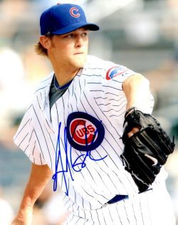 AUTOGRAPHED ANDREW CASHNER 8X10 Chicago Cubs Photo