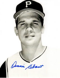 Autographed DENNIS RIBANT 8X10 Photo - Pittsburgh Pirates