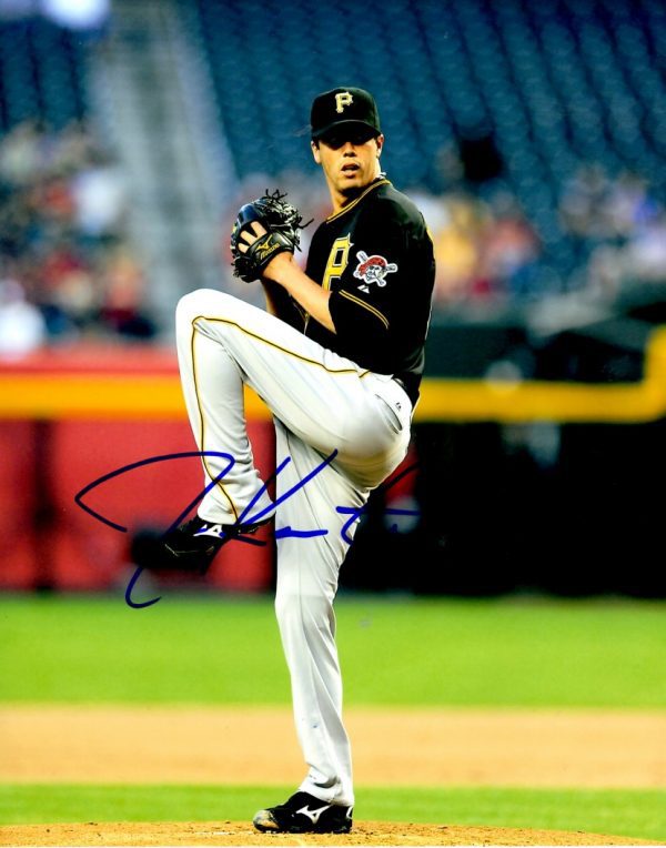 Autographed JEFF KARSTENS 8X10 Photo Pittsburgh Pirates