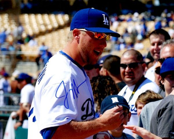 AUTOGRAPHED JAMIE HOFFMAN 8X10 Los Angeles Dodgers photo
