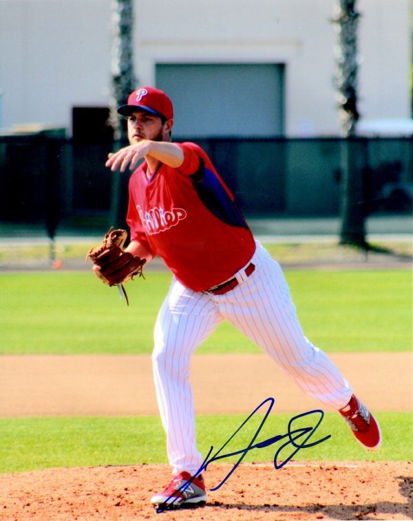 AUTOGRAPHED  ANDY OLIVER 8X10 Philadelphia Phillies Photo