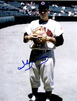 AUTOGRAPHED JOHNNY ROMANO 8X10 Cleveland Indians Photo