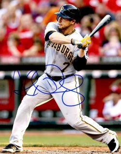 Autographed ALEX PRESLEY 8X10 Photo Pittsburgh Pirates