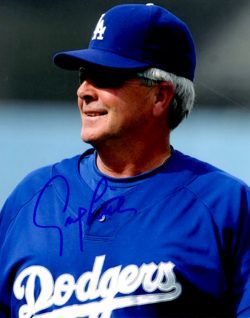 AUTOGRAPHED GRADY LITTLE 8X10 Los Angeles Dodgers photo