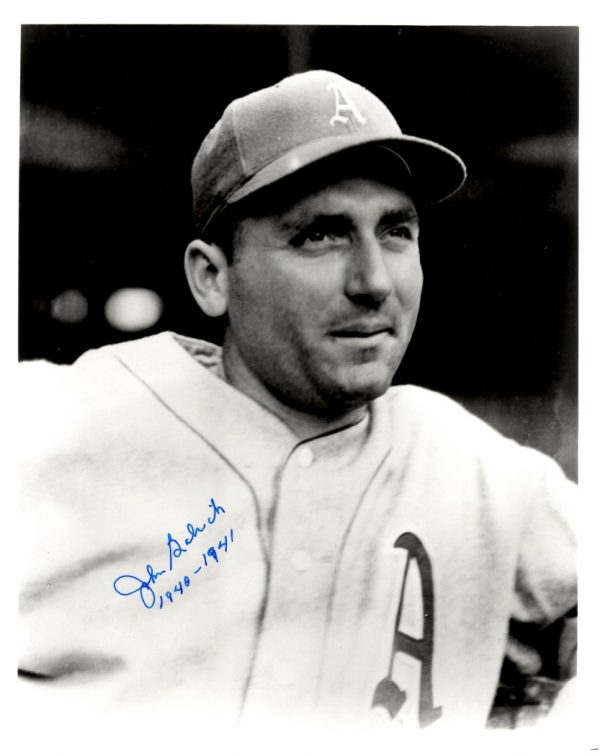 AUTOGRAPHED JOHN BABICH 8X10 photo Oakland A's