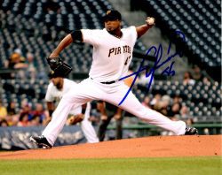Autographed FRANCISO LIRIANO 8X10 Pittsburgh Pirates Photo
