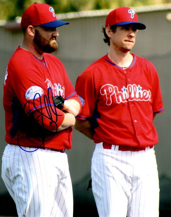 AUTOGRAPHED  SEAN O'SULLIVAN 8X10 Philadelphia Phillies Photo