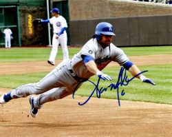AUTOGRAPHED AARON MILES 8X10 Los Angeles Dodgers photo