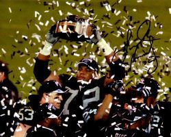 Autographed  LINCOLN KENNEDY 8X10 Oakland Raiders photo