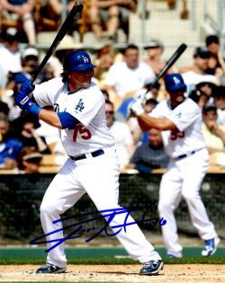 AUTOGRAPHED RUSS MITCHELL 8X10 Los Angeles Dodgers photo