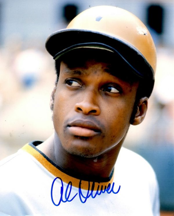 Autographed AL OLIVER 8X10 Pittsburgh Pirates Photo