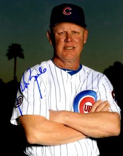 AUTOGRAPHED DAN QUADE 8X10 Chicago Cubs Photo