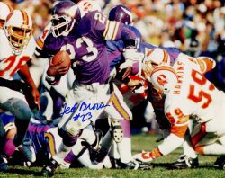 Autographed TED BROWN 8X10  photo - Minnesota Vikings