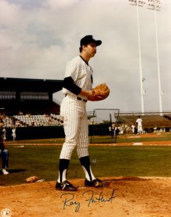 AUTOGRAPHED RAY FONTENOT 8X10 NEW YORK YANKEES photo