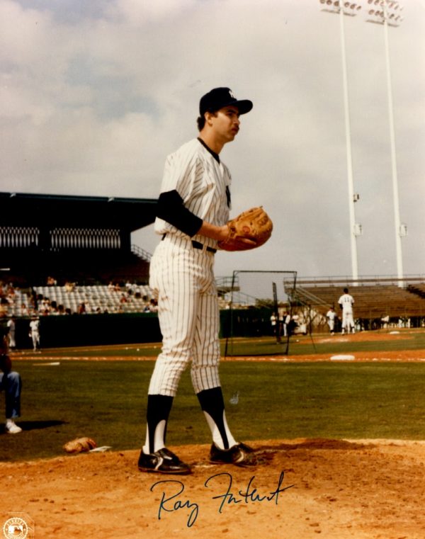 AUTOGRAPHED RAY FONTENOT 8X10 NEW YORK YANKEES photo