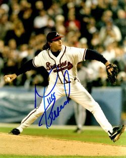 AUTOGRAPHED MIKE BIELECKI 8X10 Atlanta Braves photo