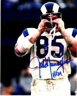 AUTOGRAPHED JACK YOUNGBLOOD 8x10 Los Angeles Rams Photo