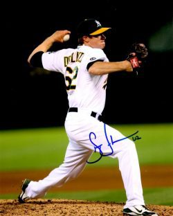 AUTOGRAPHED SEAN DOOLITTLE 8X10 photo Oakland A's