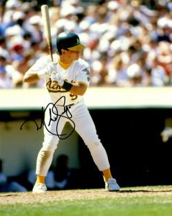 AUTOGRAPHED MIKE GALLEGO 8X10 photo Oakland A's