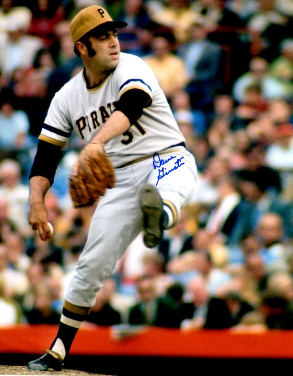 Autographed DAVE GIUSTI 8X10 Photo Pittsburgh Pirates