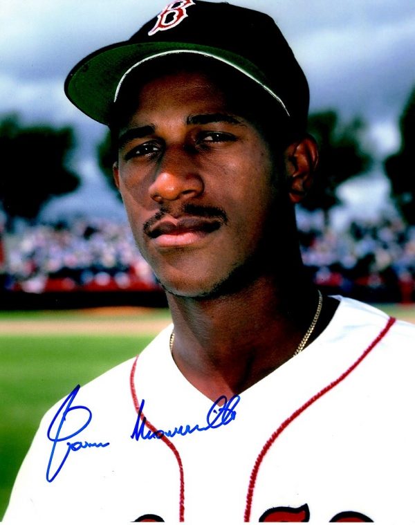 AUTOGRAPHED JOSIAS MANZANILLO 8X10  Boston Red Sox photo