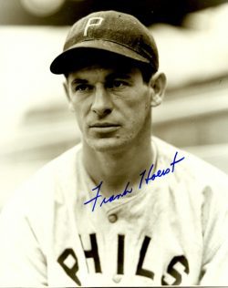 AUTOGRAPHED FRANK HOERST 8X10 photo  Philadelphia Phillies