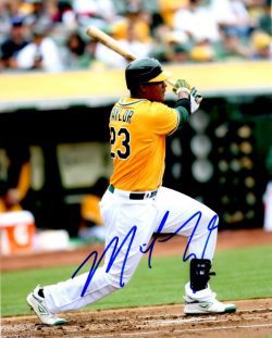 AUTOGRAPHED MICHAEL TAYLOR 8X10 photo Oakland A's
