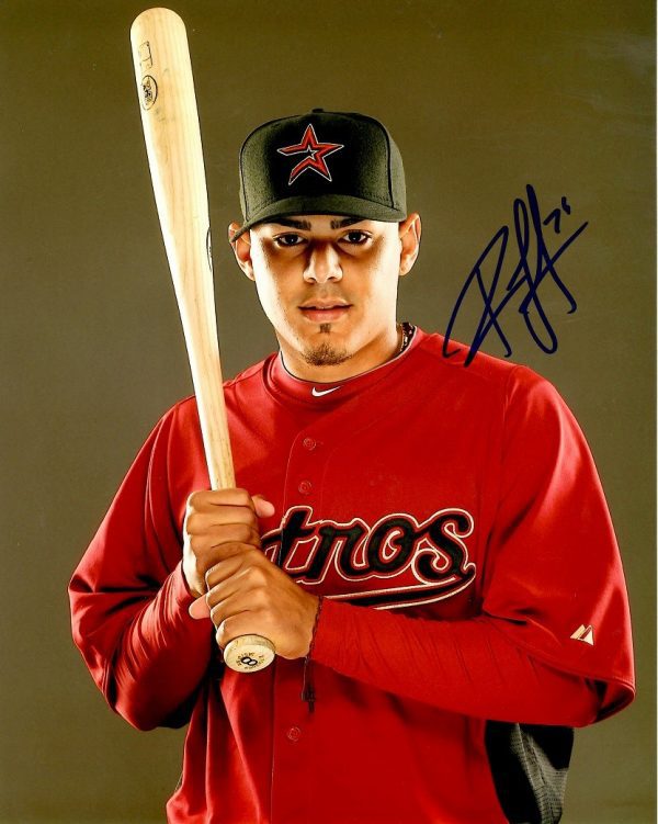 AUTOGRAPHED  RENE GARCIA 8X10 Houston Astros Photo