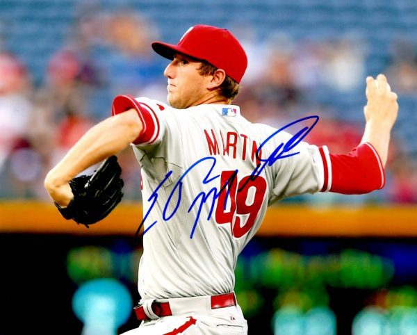 AUTOGRAPHED ETHAN MARTIN 8X10 Philadelphia Phillies Photo