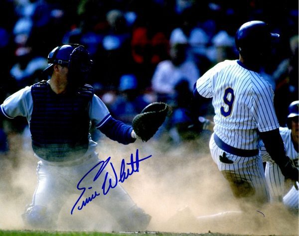 AUTOGRAPHED  ERNIE WHITT 8X10 photo Toronto Blue Jays