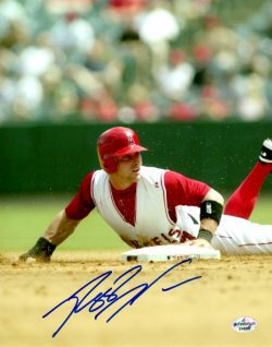 AUTOGRAPHED REGGIE WILLITS 8X10  photo Angels