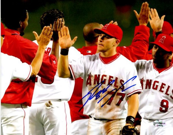 AUTOGRAPHED REGGIE WILLITS 8X10  photo Angels