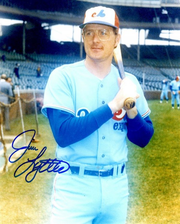 AUTOGRAPHED JIM LYTTLE 8x10 Montreal Expos Photo