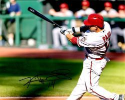 Autographed XAVIER PAUL 8X10 Arizona Diamondbacks Photo
