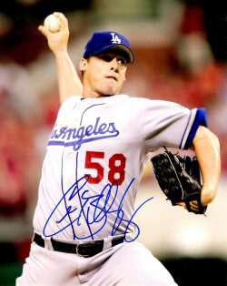 AUTOGRAPHED CHAD BILLINGSLEY 8x10 Los Angeles Dodgers photo