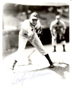 AUTOGRAPHED ANDY HANSEN 8X10 New York Giants Photo