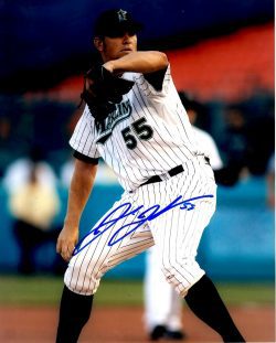 AUTOGRAPHED JOSH JOHNSON 8X10 Florida Marlins Photo