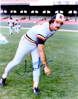 AUTOGRAPHED DICK DRAGO 8X10 Baltimore Orioles Photo