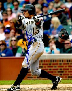 Autographed RONNY CEDENO 8X10 Photo Pittsburgh Pirates