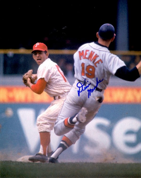 AUTOGRAPHED DENIS MENKE 8X10 Atlanta Braves photo