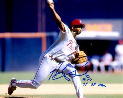 AUTOGRAPHED HEATHCLIFF SLOCUMB 8X10 Philadelphia Phillies Photo