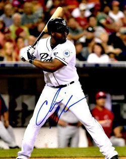AUTOGRAPHED CHRIS NELSON 8X10 San Diego Padres photo