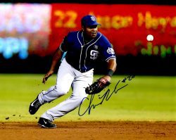 AUTOGRAPHED CHRIS NELSON 8X10 San Diego Padres photo