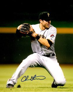 Autographed CHASE d'ARNAUD 8X10 Pittsburgh Pirates Photo